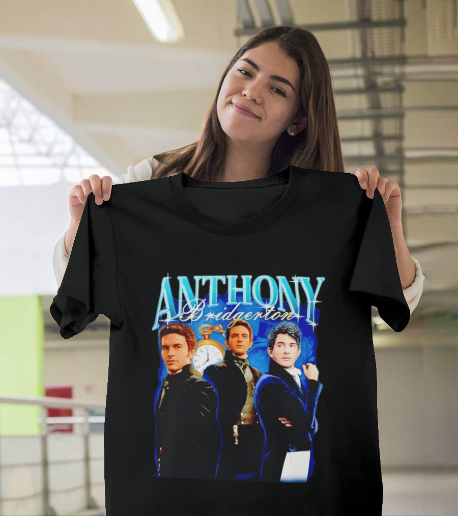 Anthony Bridgerton Netflix Series Character With T-Shirt