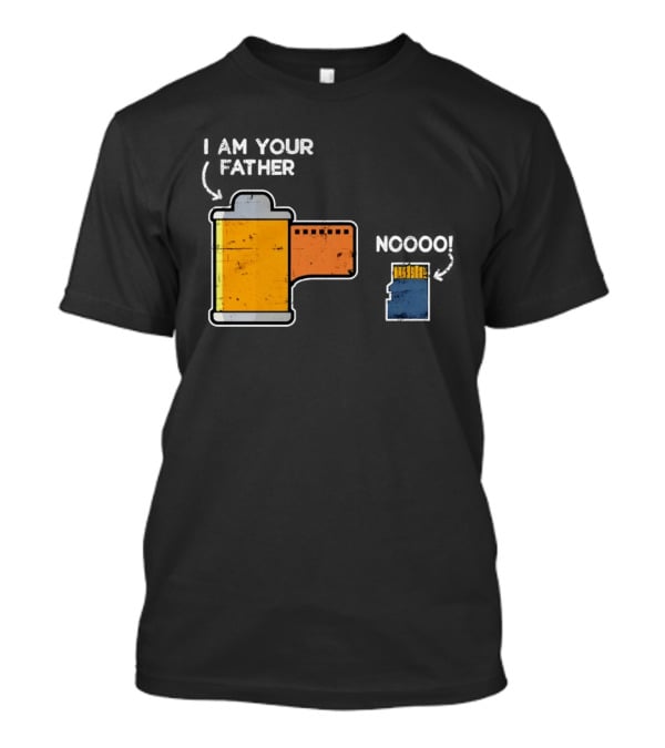 I Am Your Father Film Roll MicroSD Noooo Star Wars T-Shirt