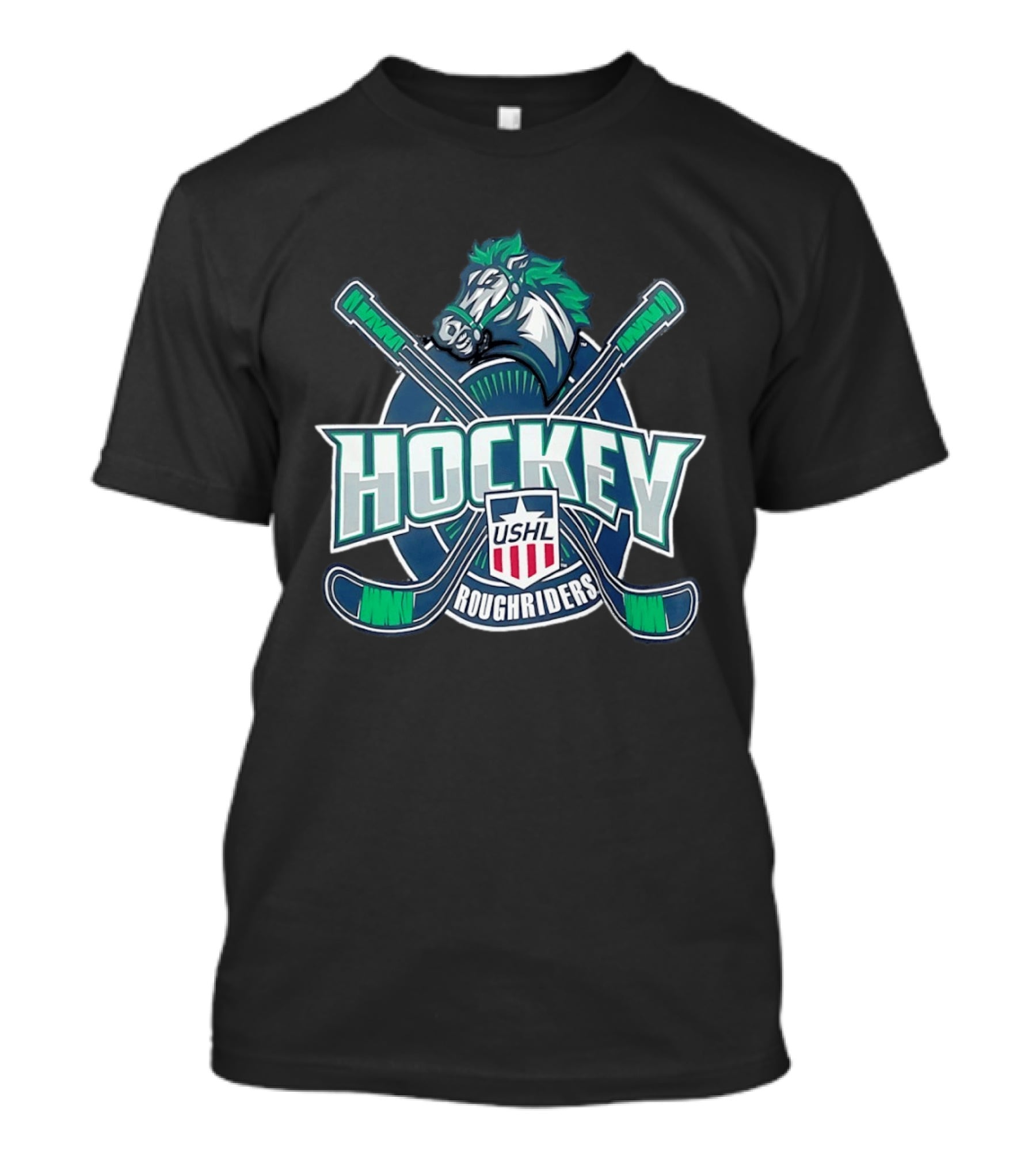 USHL Cedar Rapids RoughRiders Hockey Team T-Shirt