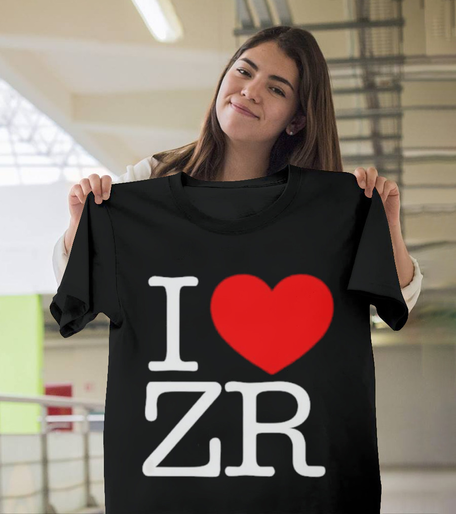 I Love ZR Red Heart T-Shirt