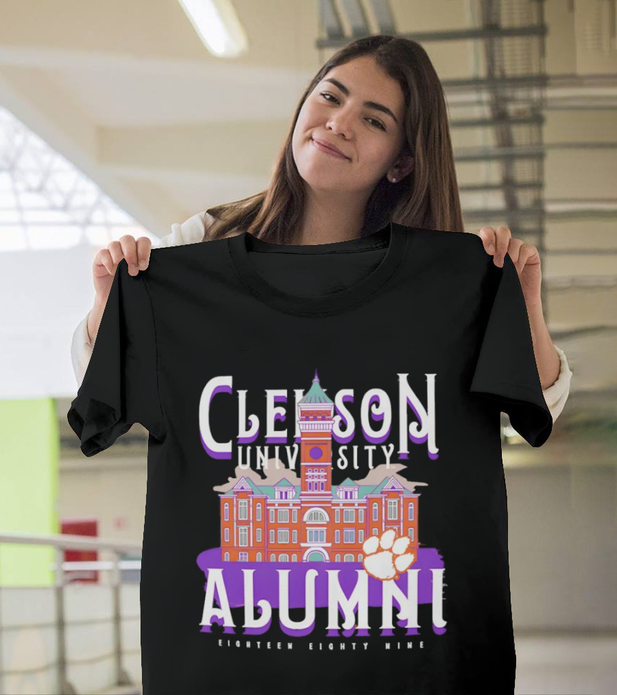 Clemson University Alumni Eighteen Eighty Nine Campus Tigers T-Shirt