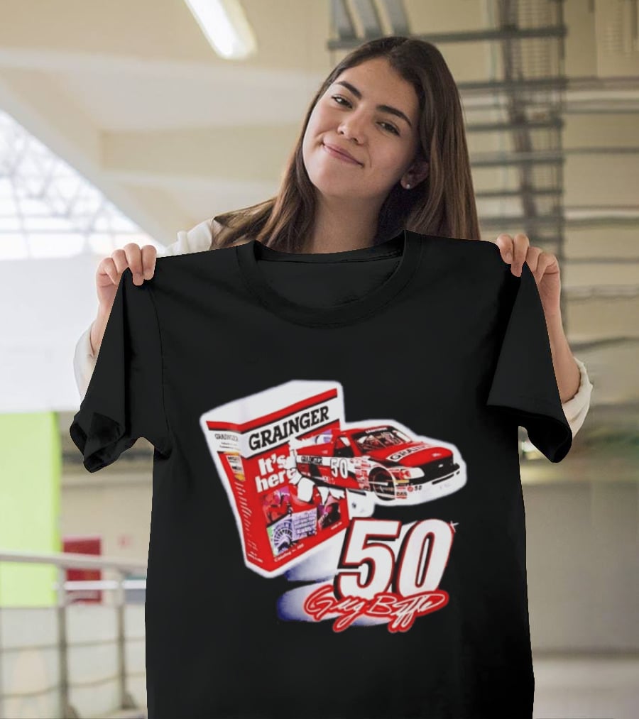 Grainger NASCAR 50 Greg Biffle Racing Car It's Here T-Shirt