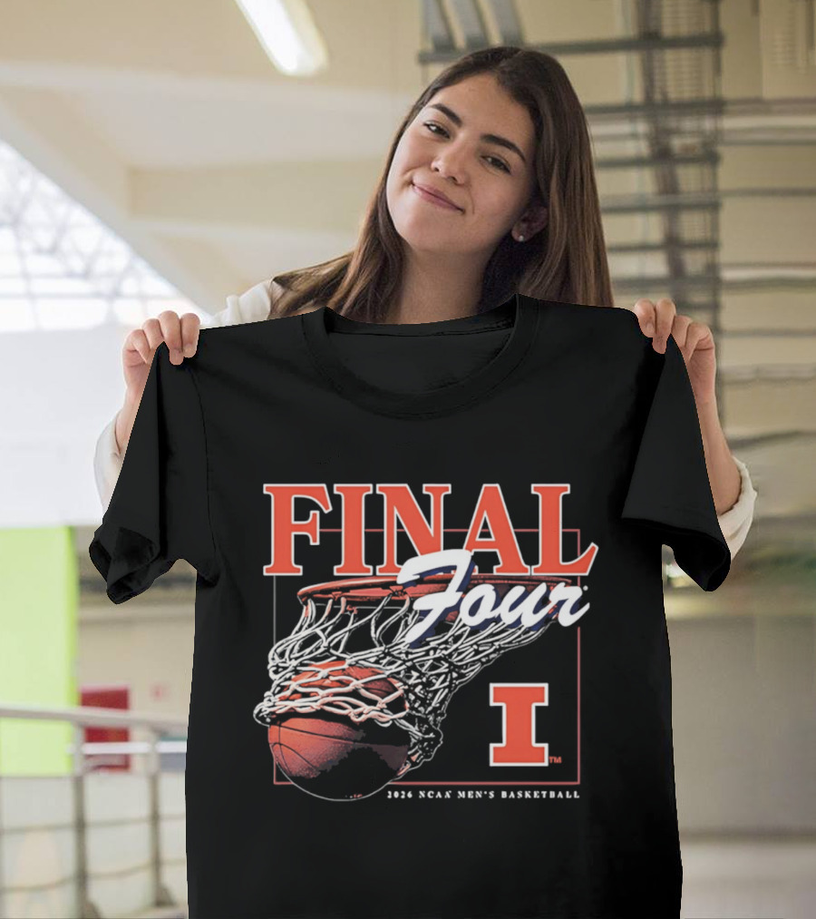 Illinois Final Four 2026 Men's Basketball NCAA March Madness T-Shirt