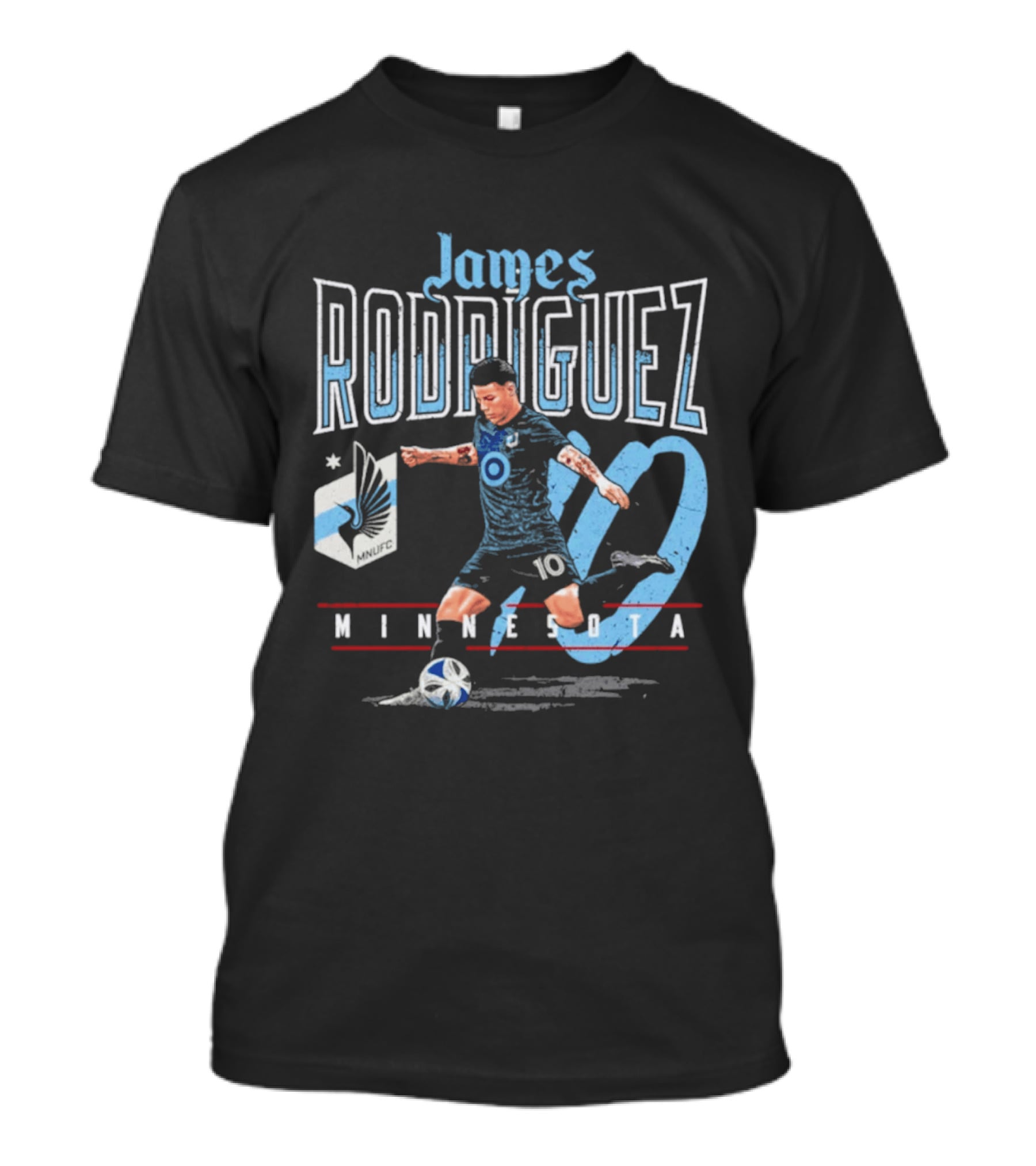 James Rodriguez Minnesota United 10 Soccer Star T-Shirt