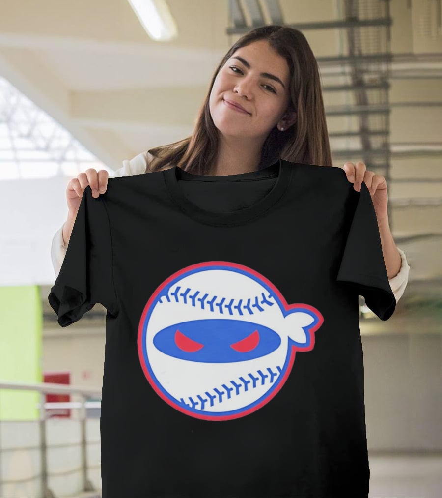 Pitching Ninja Baseball Eyes Atlanta T-Shirt