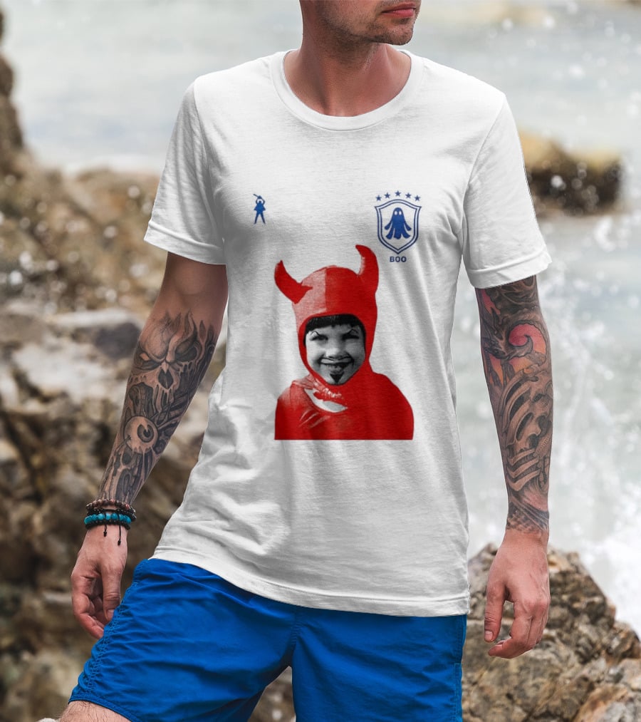 Seleção Diabo Problem Child Red Devil Costume T-Shirt