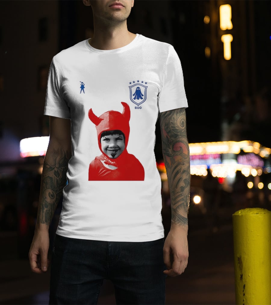 Seleção Diabo Problem Child Red Devil Costume T-Shirt