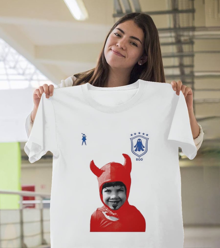 Seleção Diabo Problem Child Red Devil Costume T-Shirt