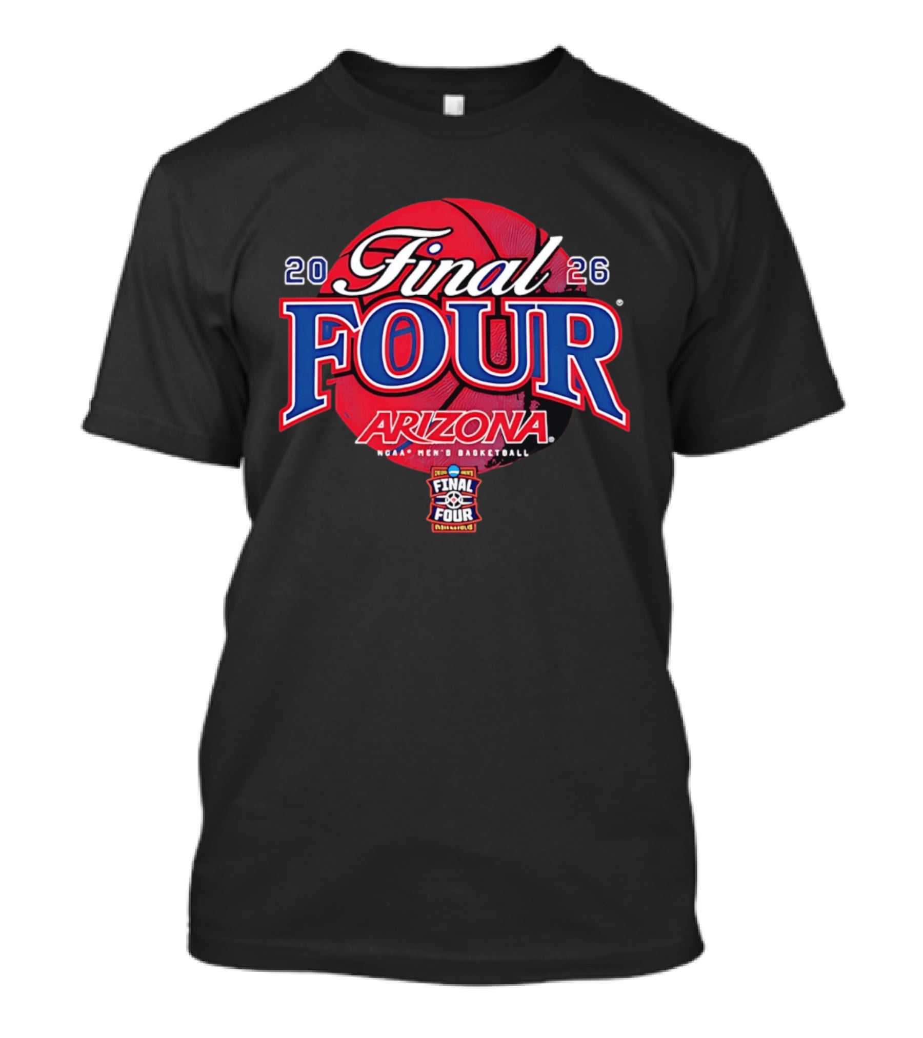 Arizona Wildcats NCAA Final Four 2026 Basketball Tournament T-Shirt