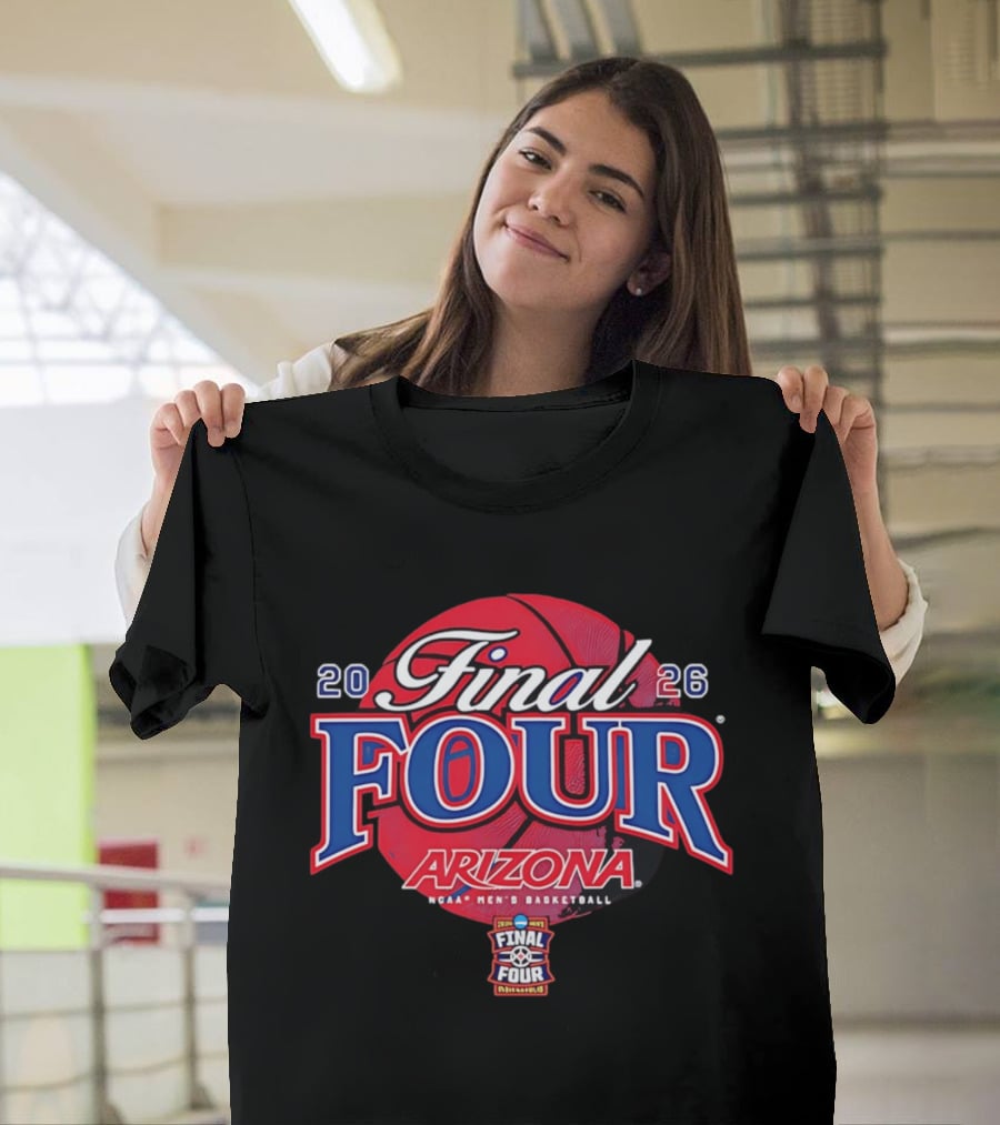 Arizona Wildcats NCAA Final Four 2026 Basketball Tournament T-Shirt
