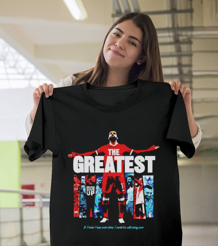 Mohamed Salah The Greatest Liverpool Football Icon Riches T-Shirt
