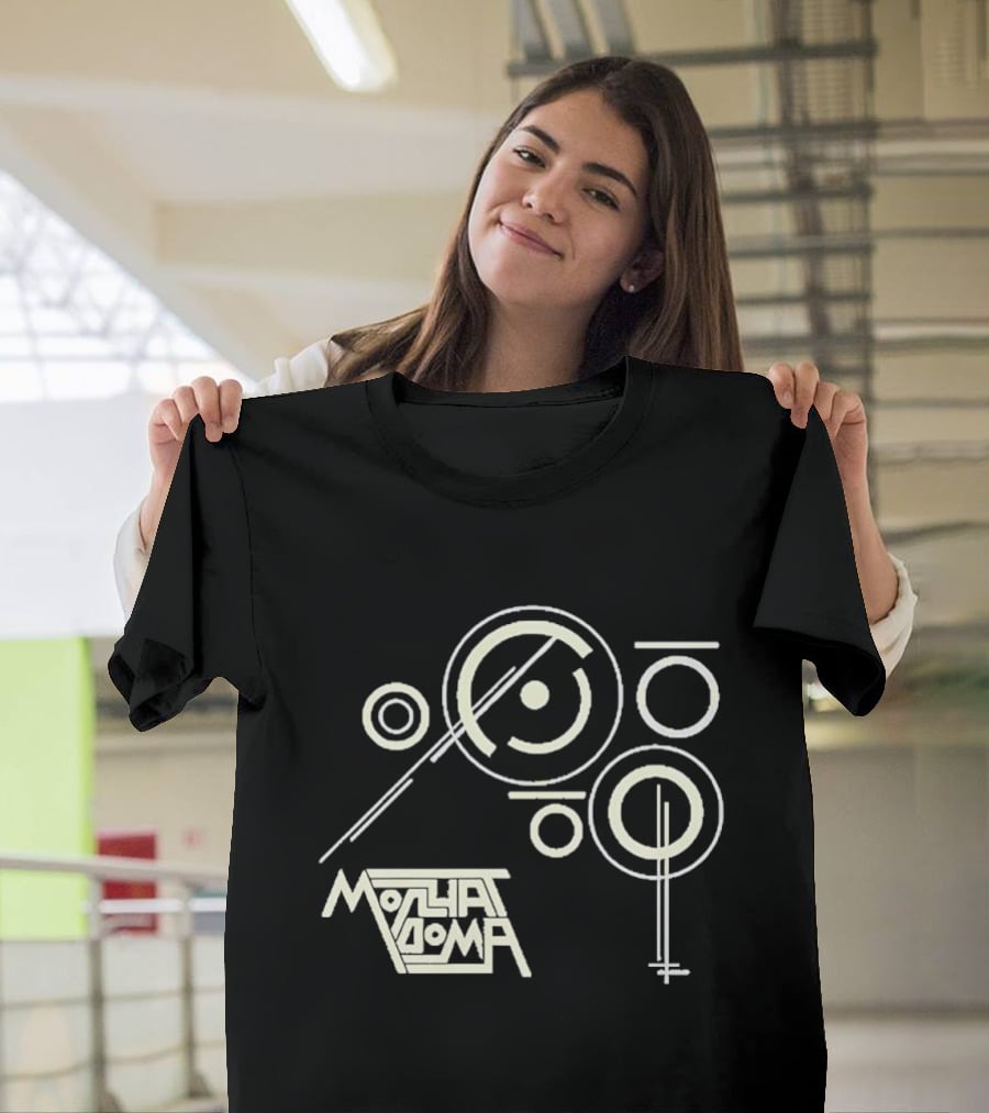 Molchat Doma Concert Geometric Circles And Lines T-Shirt