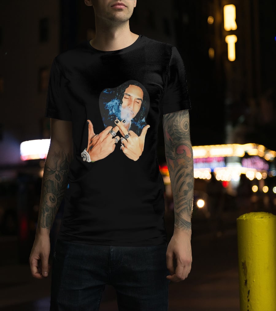 Brazil Matue Smoking Cigarette With Rings And Smoke T-Shirt