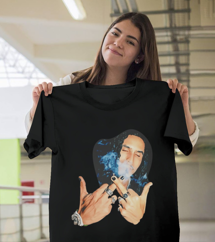 Brazil Matue Smoking Cigarette With Rings And Smoke T-Shirt