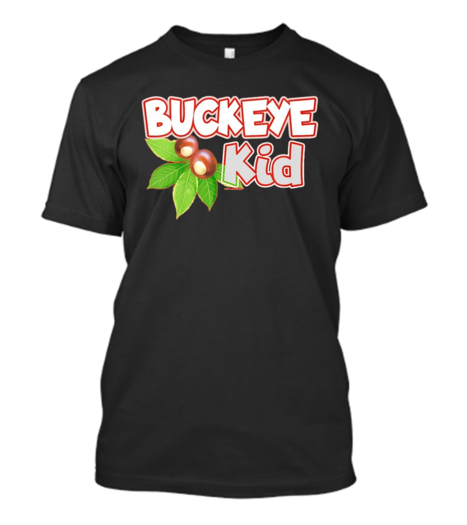 Buckeye Kid Ohio Tree Nut Leaf Home T-Shirt