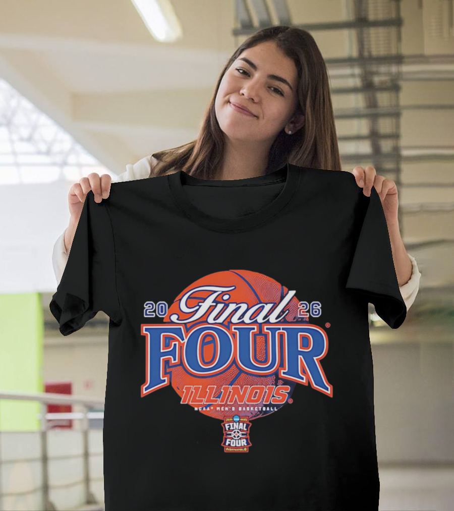 2026 Final Four Illinois NCAA Men's Basketball March Madness Indianapolis T-Shirt