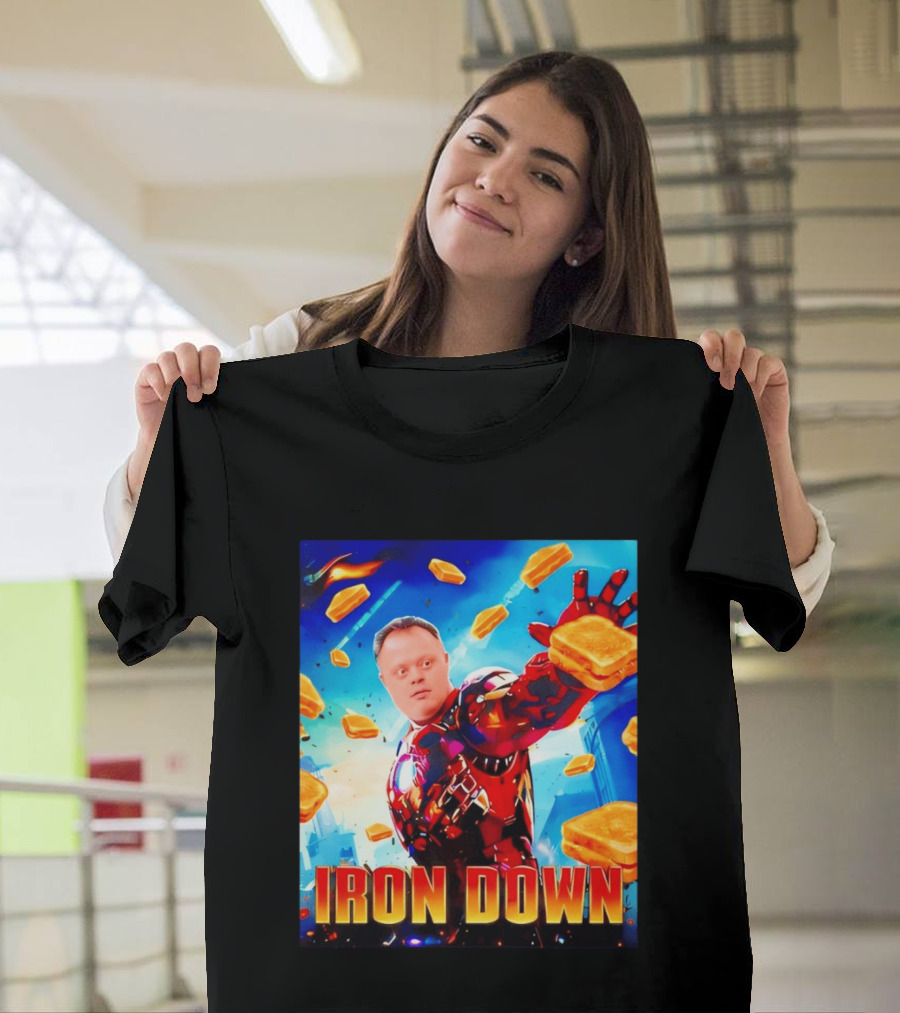 Iron Down Meme Toasted Hero Explosion T-Shirt