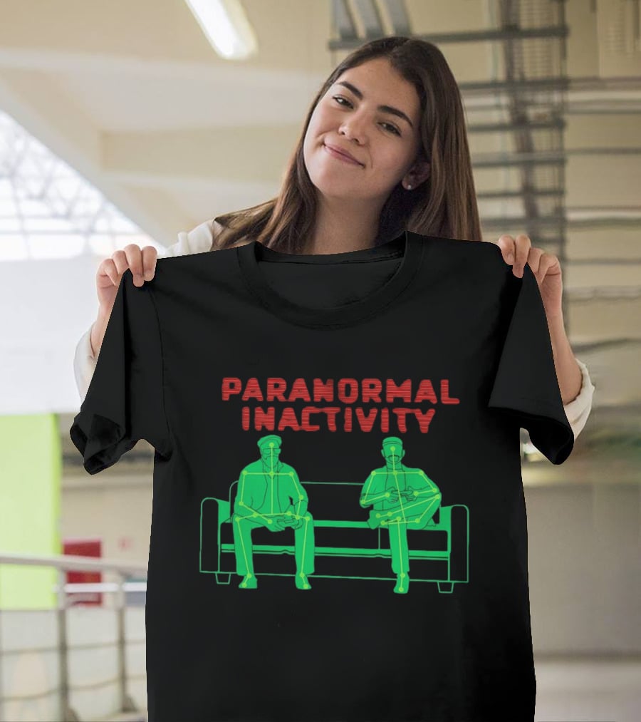 Paranormal Inactivity Gaming Couch Steve Gonsalves Dave Tango T-Shirt