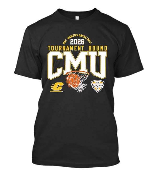 MAC Women's Basketball 2026 Tournament Bound CMU T-Shirt