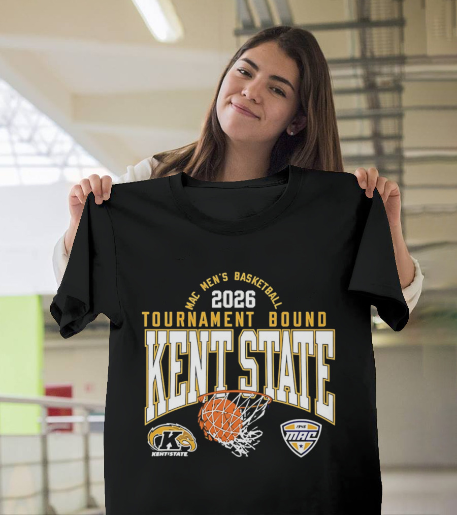 Kent State Golden Flashes MAC 2026 Men's Basketball Tournament Bound T-Shirt