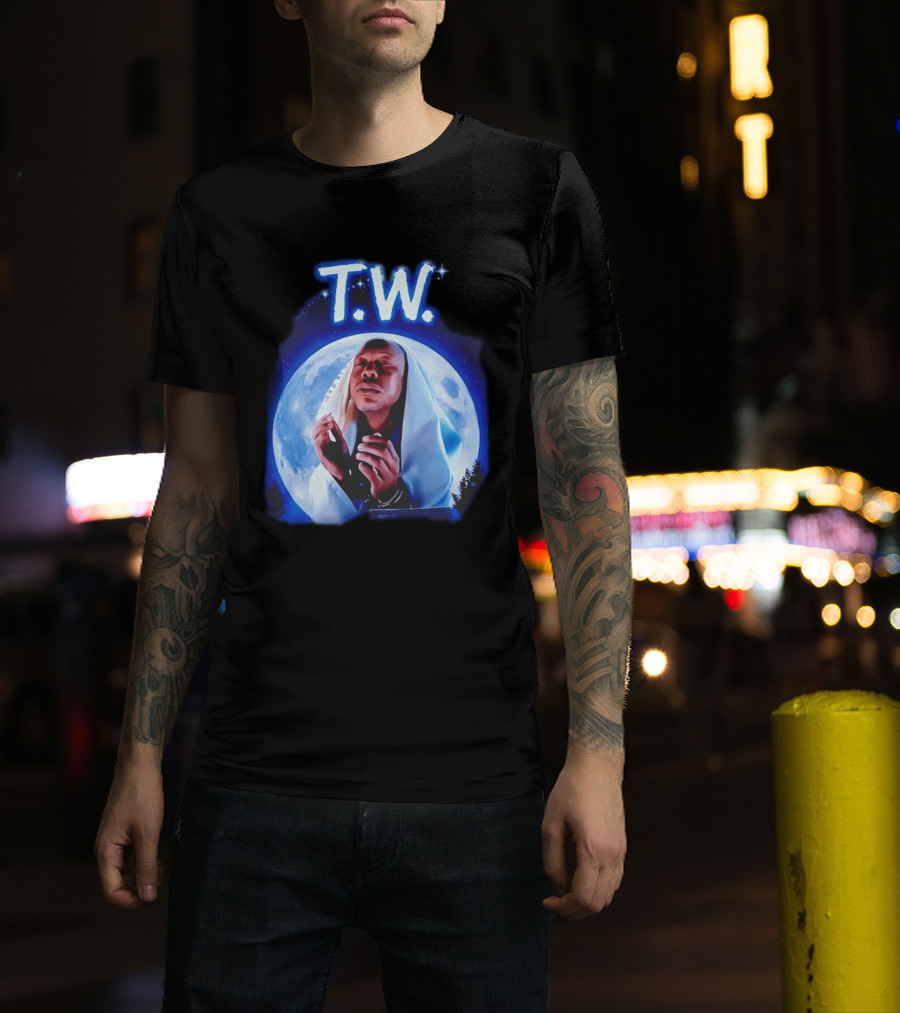T.W. Moonlight Prayer Imagery Celestial T-Shirt