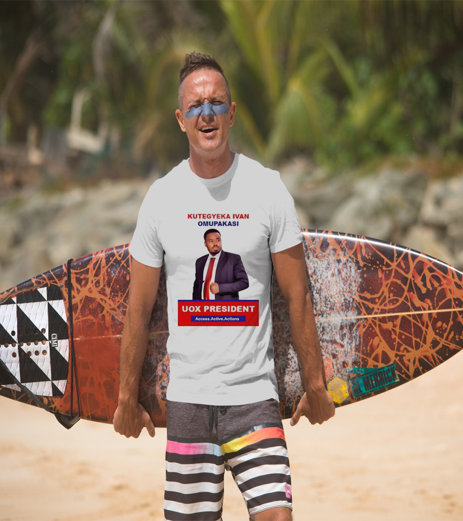 Kutegyeka Ivan Omupakasi UOX President Access Active Actions T-Shirt