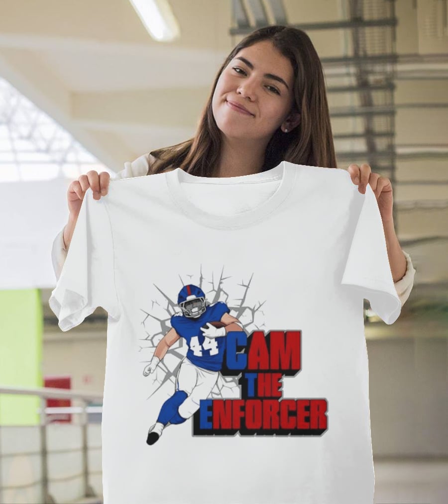 Cam The Enforcer New York Giants Football Player T-Shirt