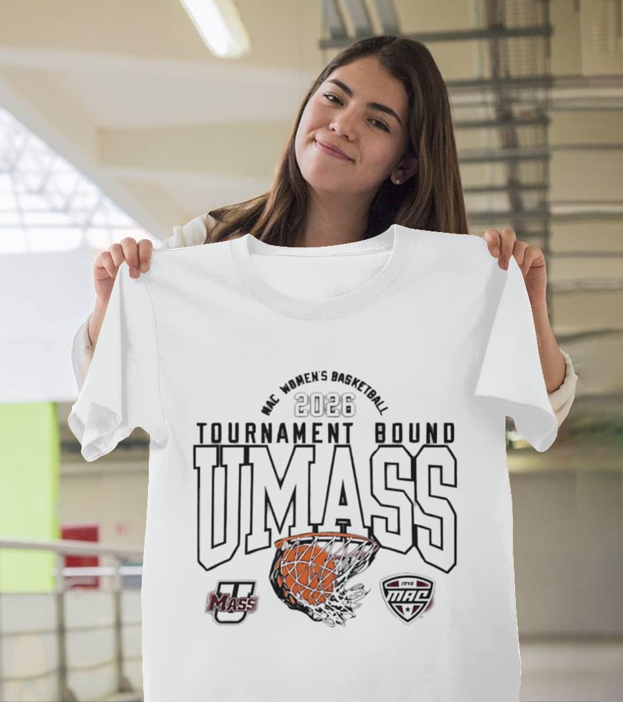 UMass Women's Basketball MAC 2026 Tournament Bound T-Shirt