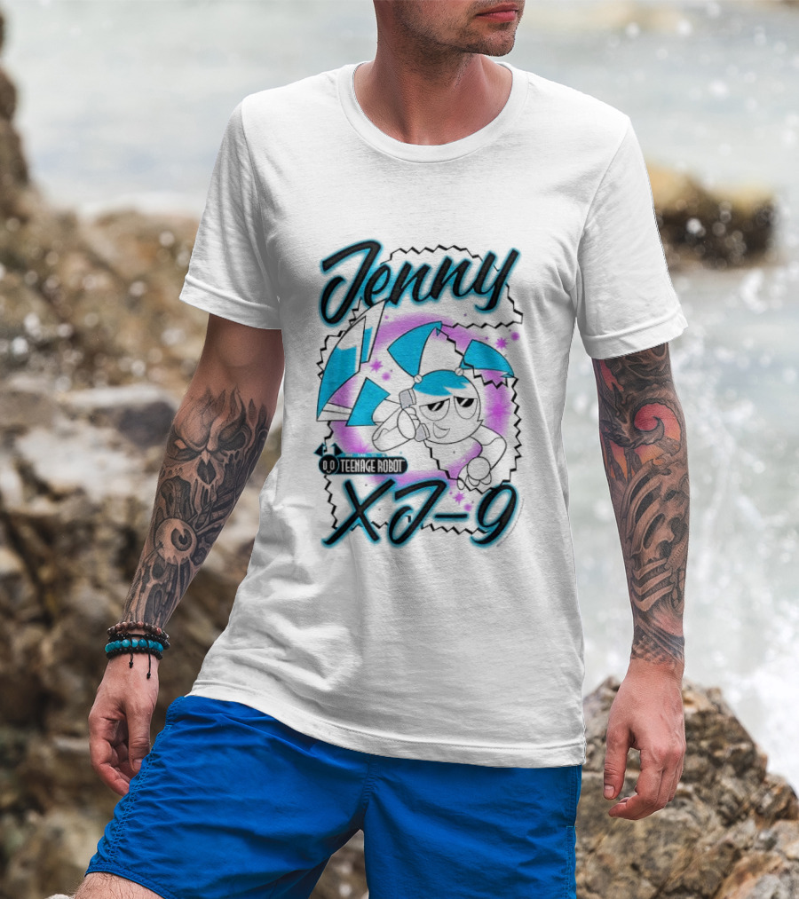 Jenny XJ 9 My Life As A Teenage Robot Airbrush T-Shirt