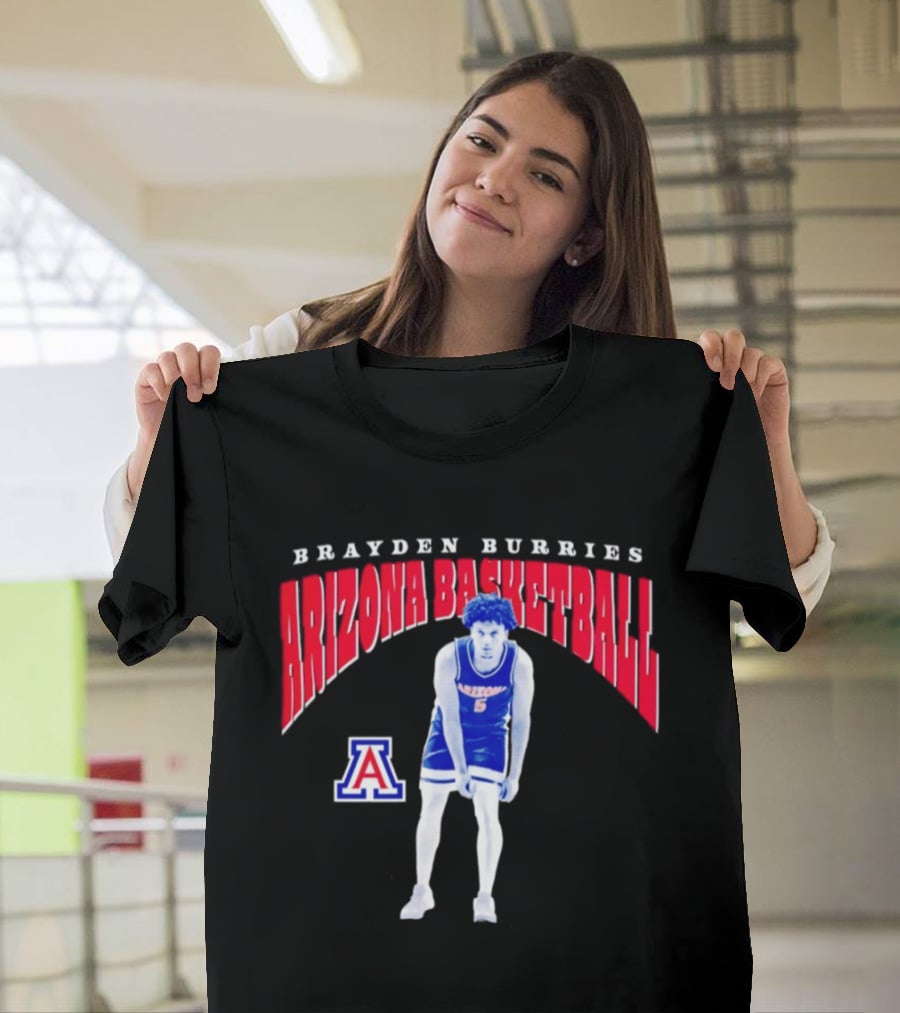 Brayden Burries Arizona Basketball 90s T-Shirt