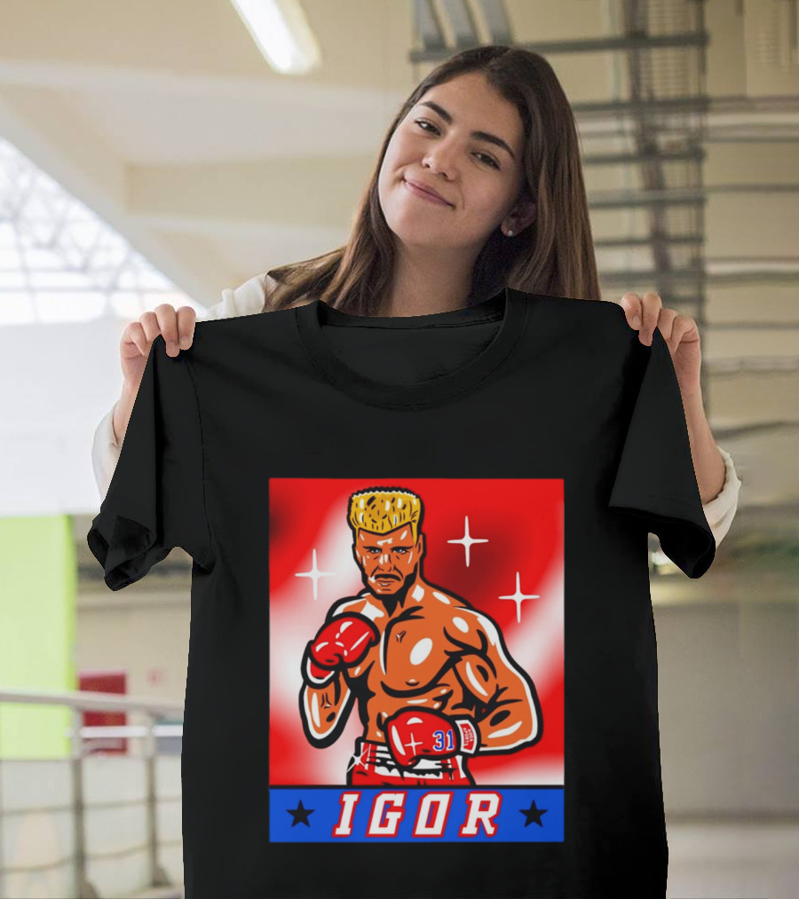 Igor Drago I Must Break You New York Rangers Boxing T-Shirt