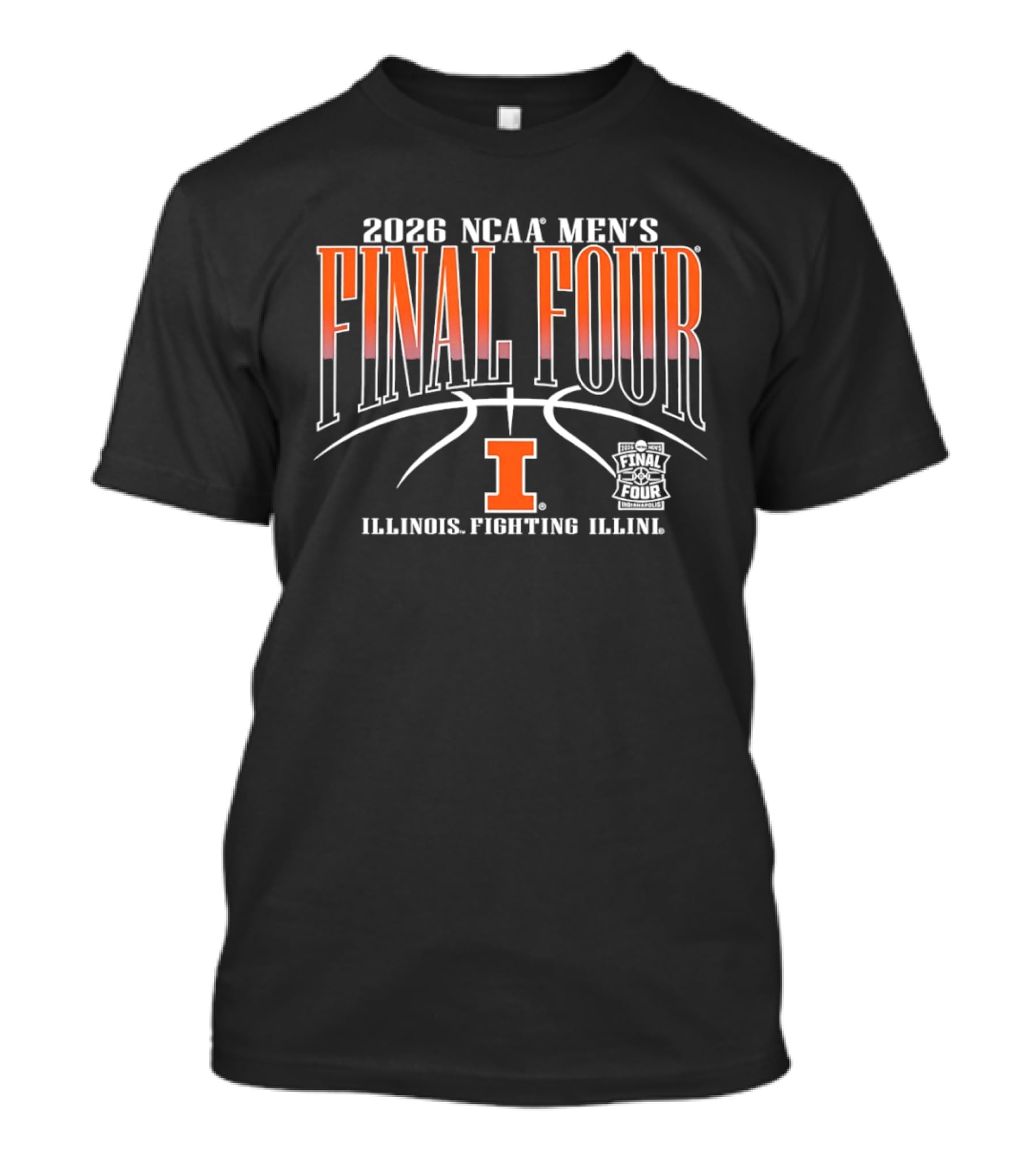 2026 NCAA Men's Final Four Illinois Fighting Illini Basketball T-Shirt