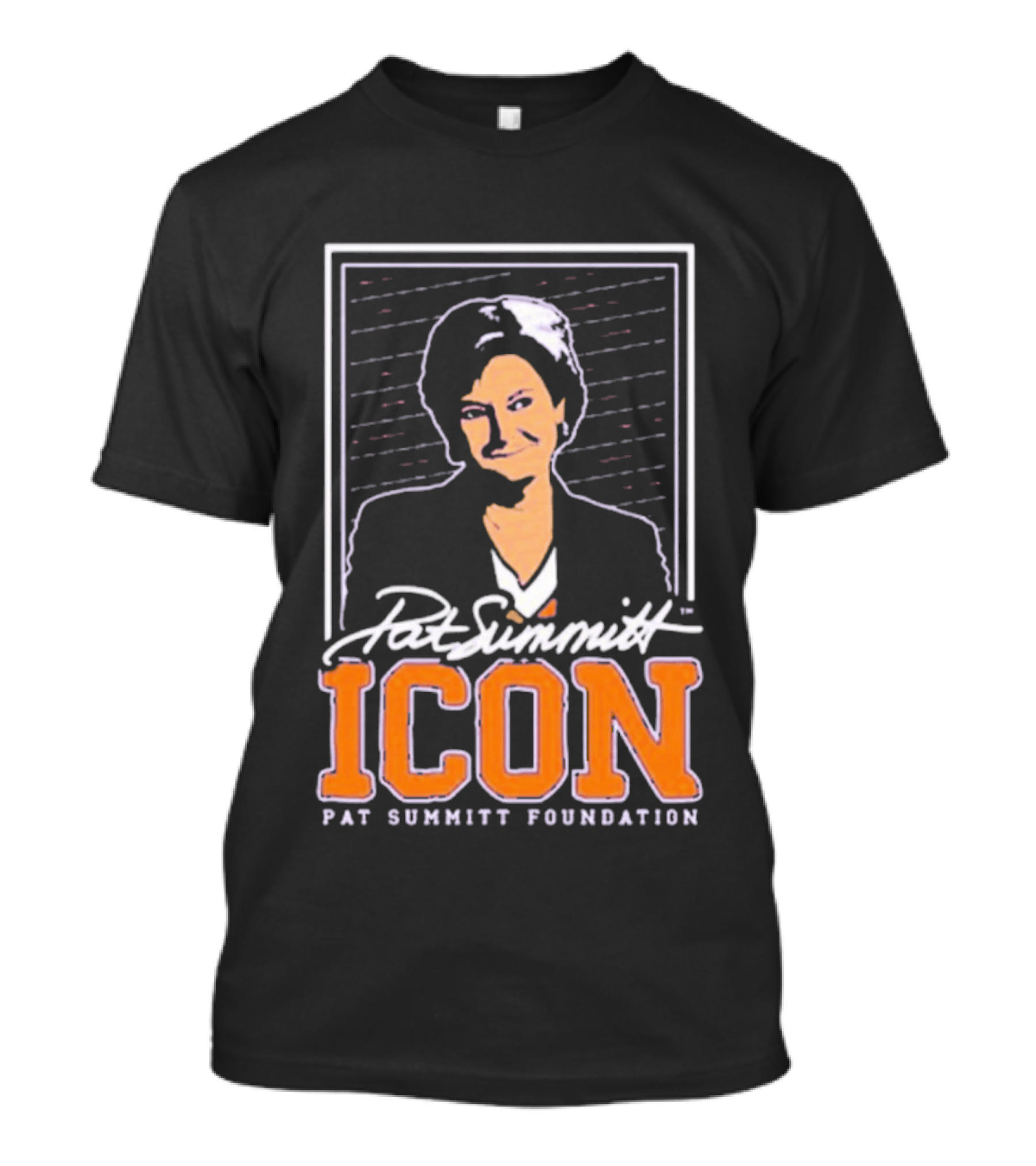 Pat Summitt Icon Tennessee Vols Pat Summitt Foundation T-Shirt