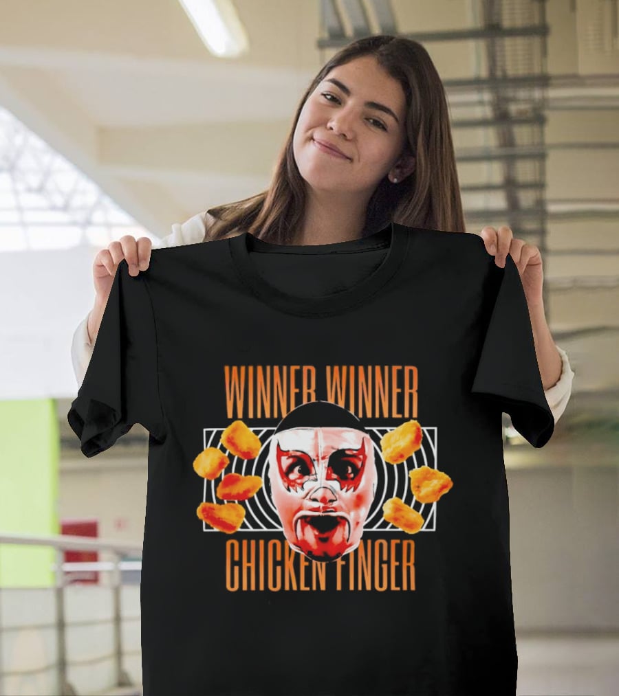 Winner Winner Chicken Finger Mask With Nuggets T-Shirt