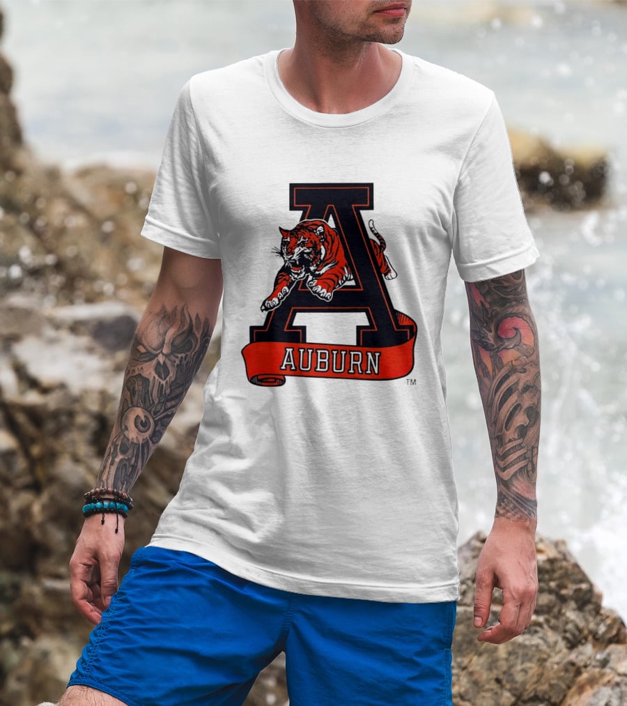 Auburn Tigers Auburn University Basketball NBA Team Spirit Tiger T-Shirt