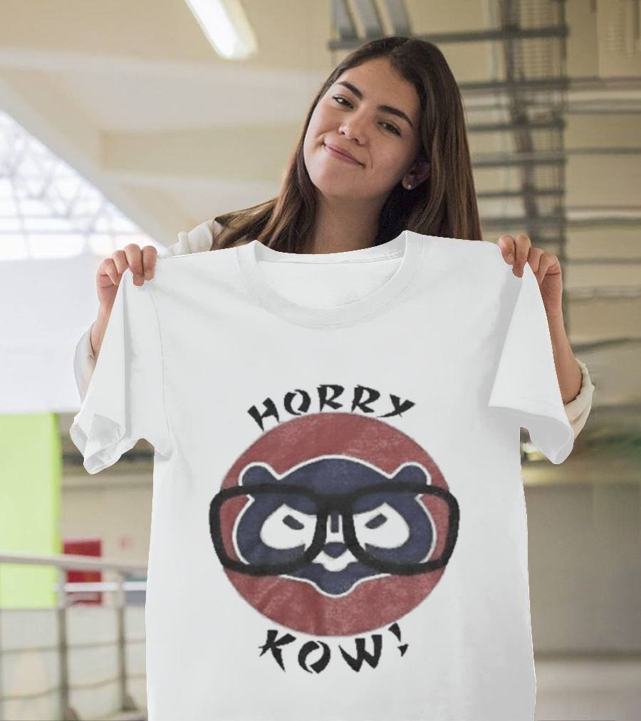 Chicago Cubs Horry Kow Glasses Bear T-Shirt
