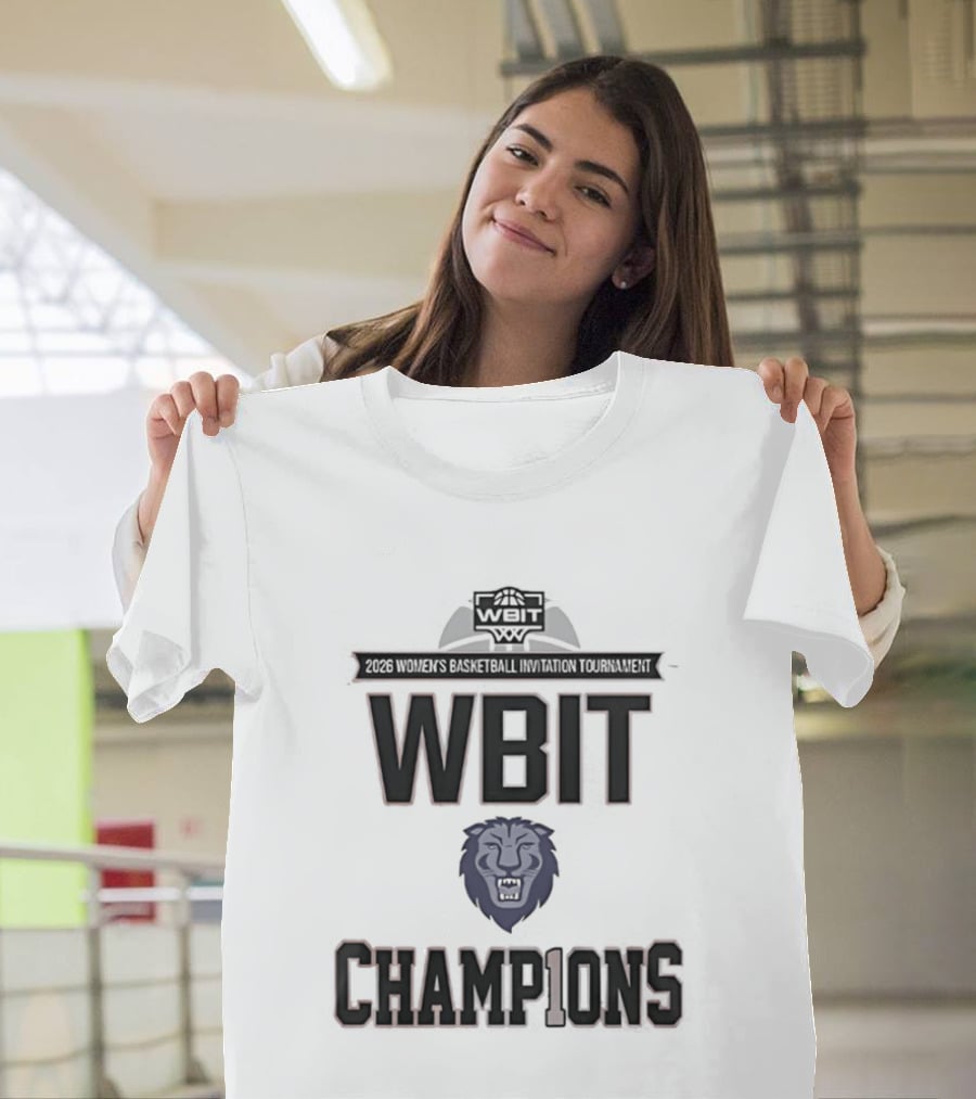 Columbia Lions WBIT Champions 2026 Women's Basketball Invitation Tournament T-Shirt