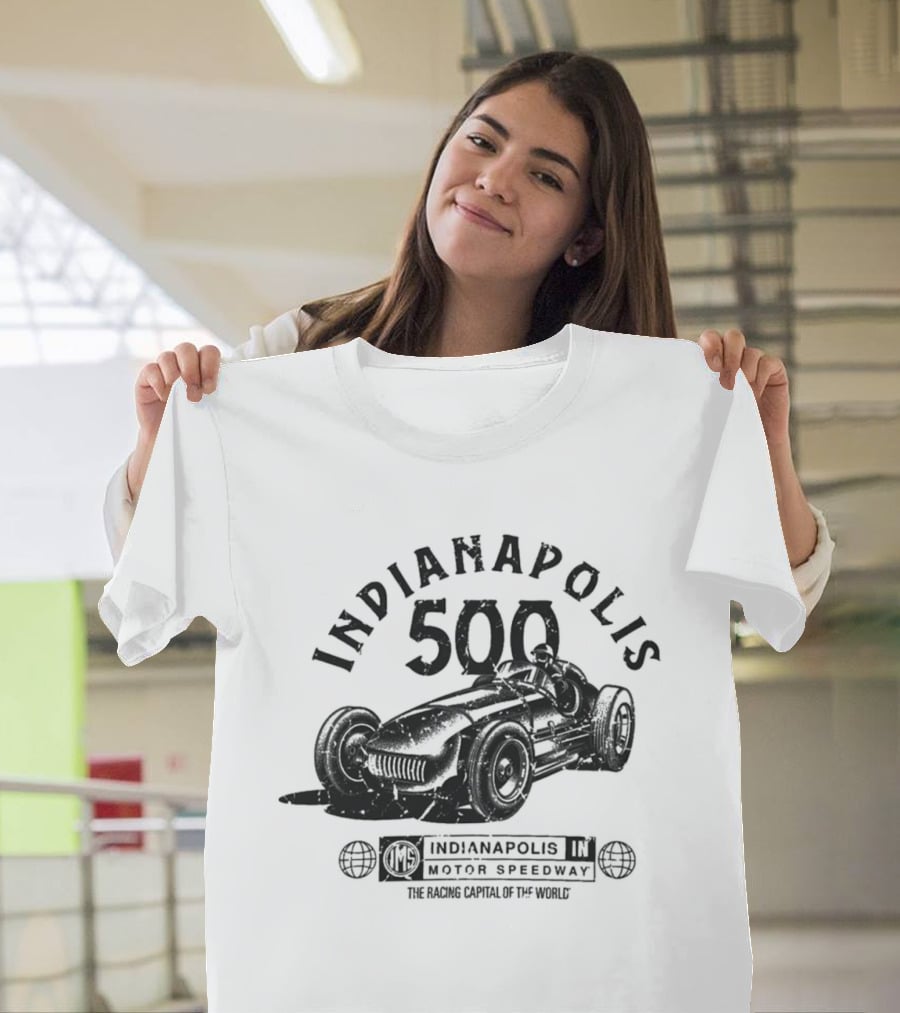 Indianapolis 500 Vintage Racing Classic Heathered T-Shirt