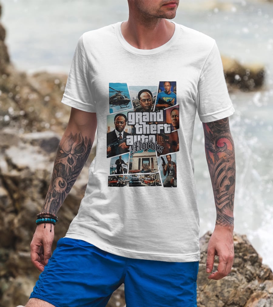 Grand Theft Auto Mordix Classic Crime Action Game T-Shirt
