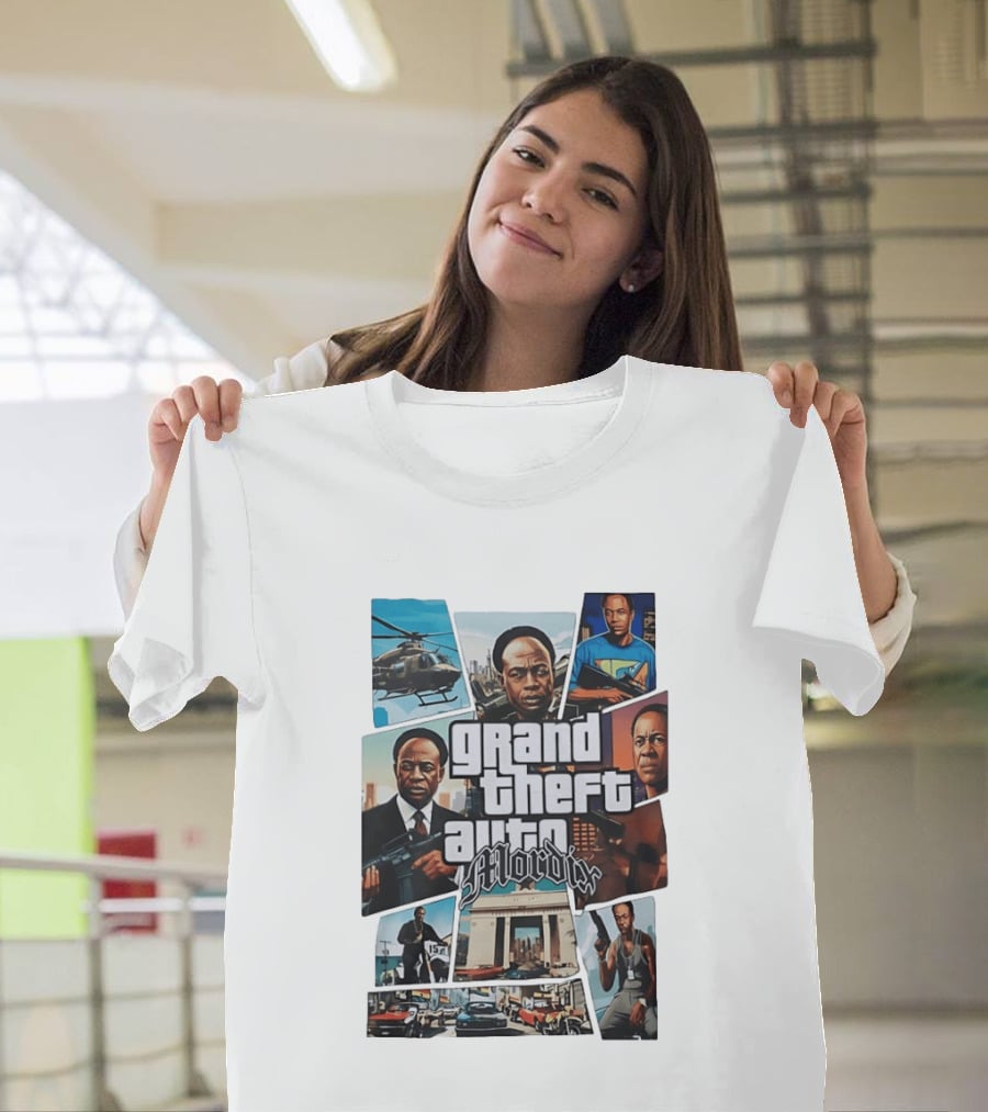 Grand Theft Auto Mordix Classic Crime Action Game T-Shirt