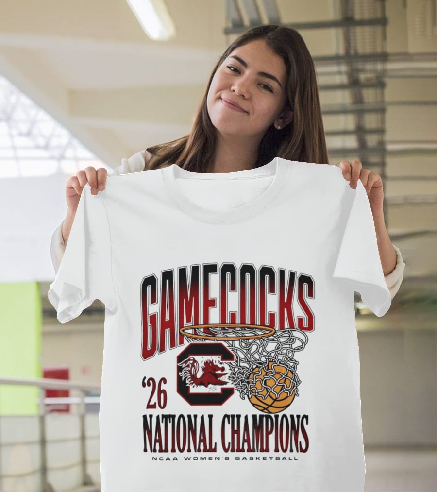 Gamecocks 2026 National Champions NCAA Women's Basketball T-Shirt