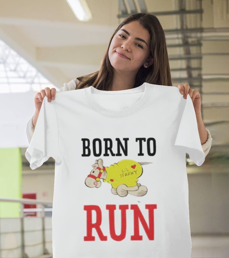 Born To Run Li'l Sparky Retro Cartoon T-Shirt