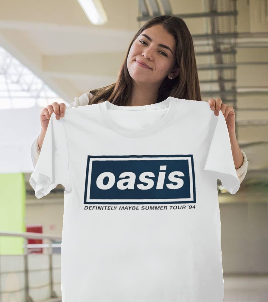 Oasis Definitely Maybe Summer Tour 1994 Vintage Band Memorabilia T-Shirt