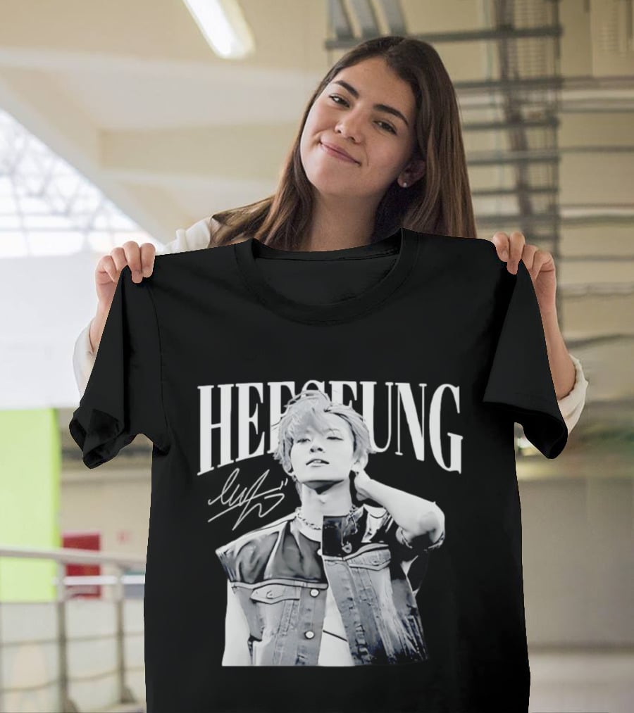 Heeseung ENHYPEN Signature Style Retro Look T-Shirt