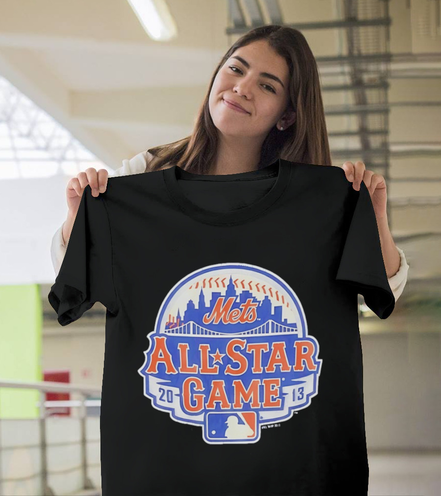 New York Mets 2013 All Star Game Skyline Baseball T-Shirt