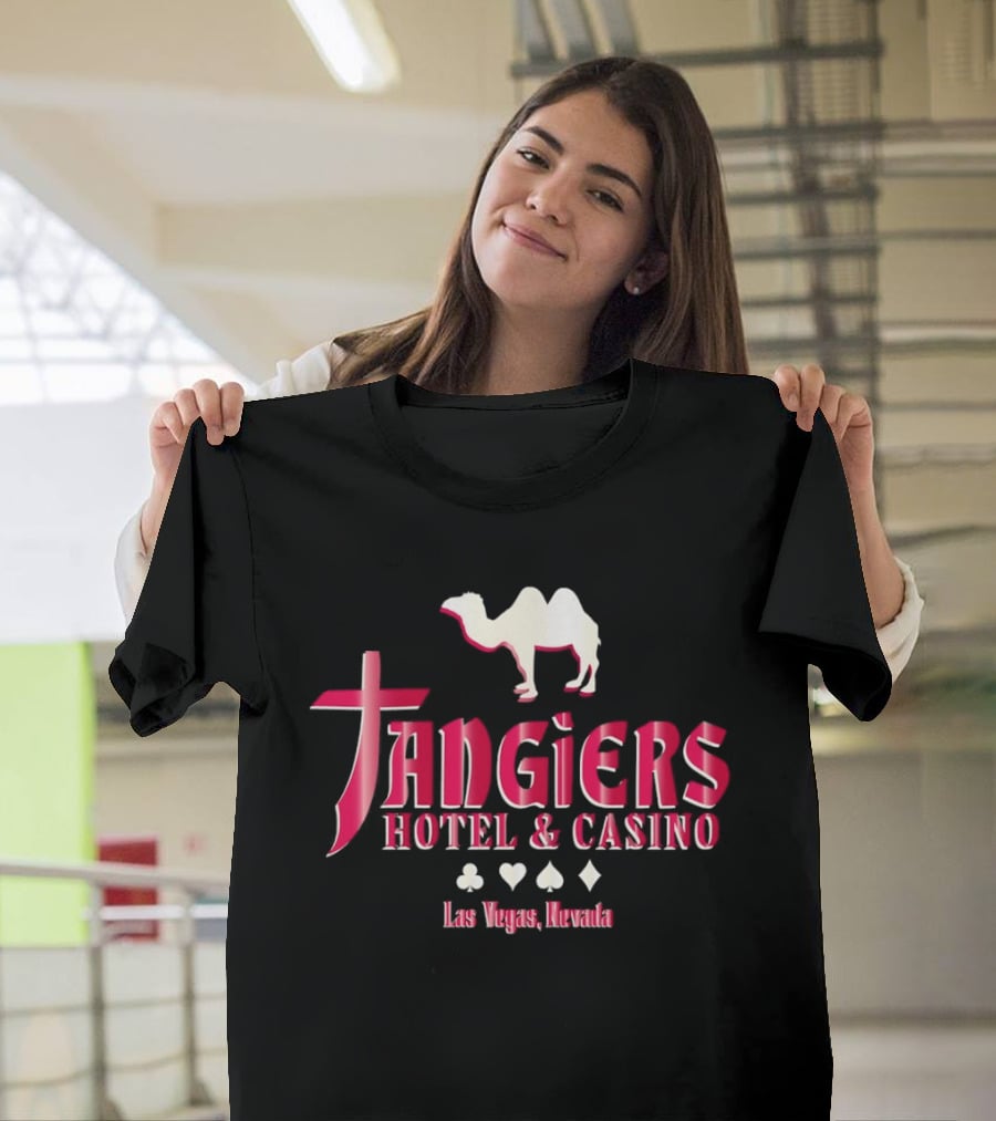 Tangiers Hotel And Casino Las Vegas Nevada Camel Logo Playing Cards T-Shirt