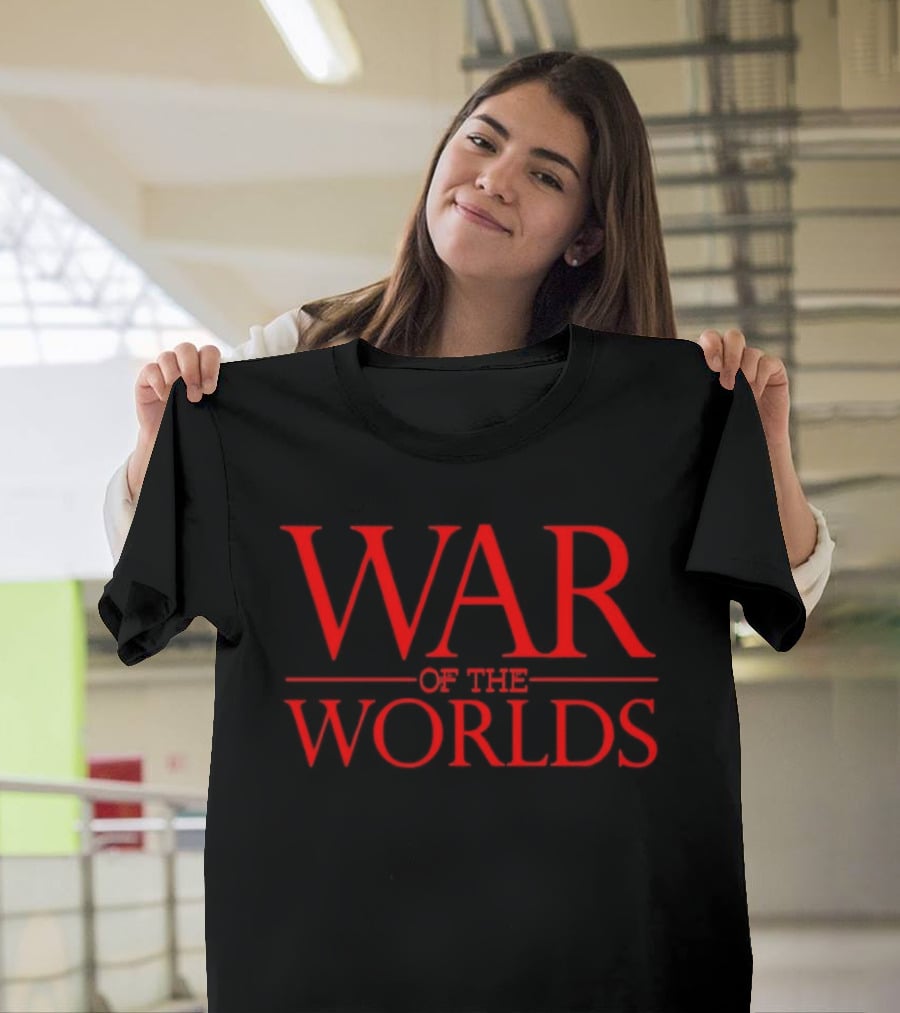 War Of The Worlds Red Lettering T-Shirt
