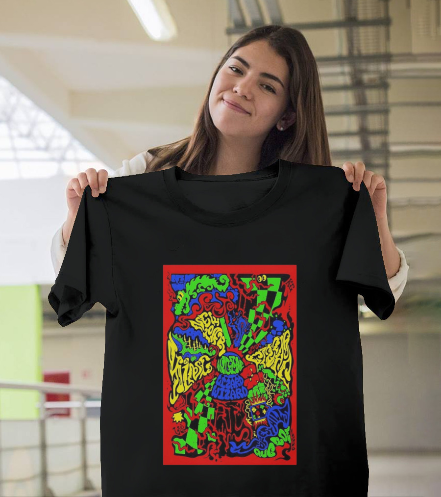 King Gizzard And The Lizard Wizard New York Forest Hills 8 20 2026 Psychedelic T-Shirt