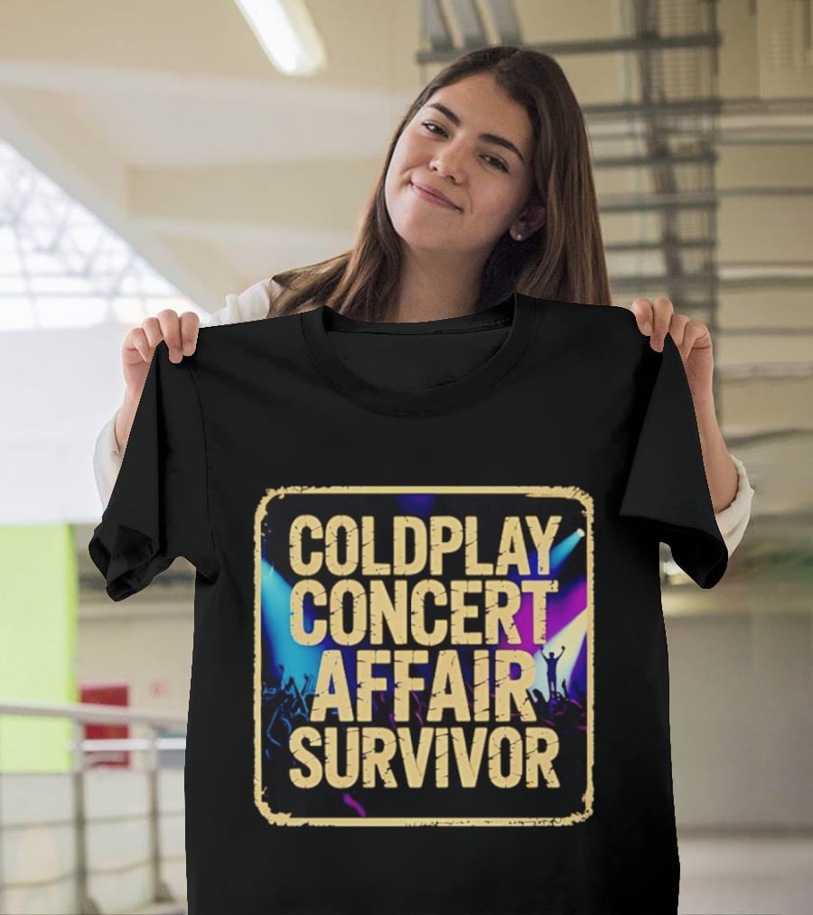 Coldplay Concert Affair Survivor Vibrant Lights Music Festival T-Shirt