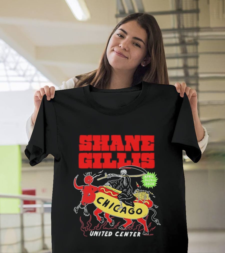 Shane Gillis Chicago April 3 4 2026 United Center T-Shirt